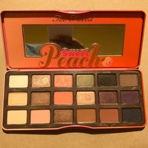 Too Faced Sweet Peach Palette.Used 1x and swatched